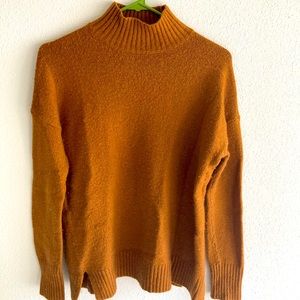 Burnt orange turtle neck sweater